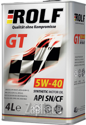 ������ �������� ����� Rolf GT 5W-40 ������������� | ������� 4260429110131