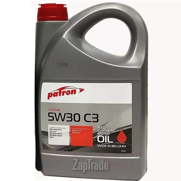 ������ �������� ����� Patron ORIGINAL C3 5W-30 ������������� | ������� 5W30 C3 5L ORIGINAL